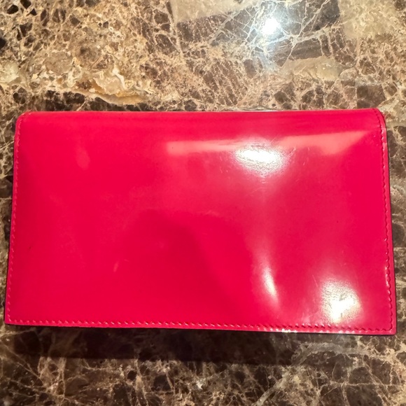 Gucci Red Leather wallet bag with trap - Picture 3 of 9